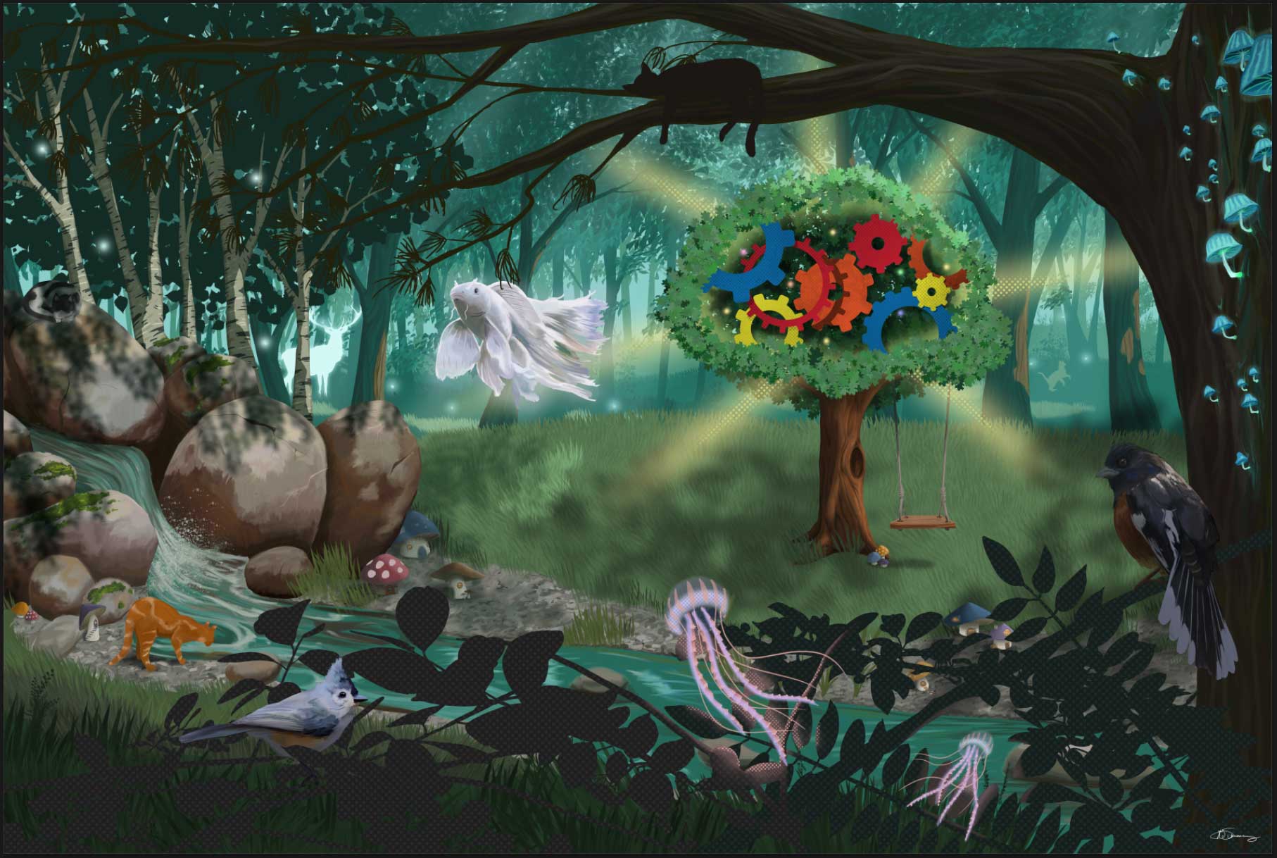 Mural for the Children's Imaginarium - Downtown Wausau (15' x 10')